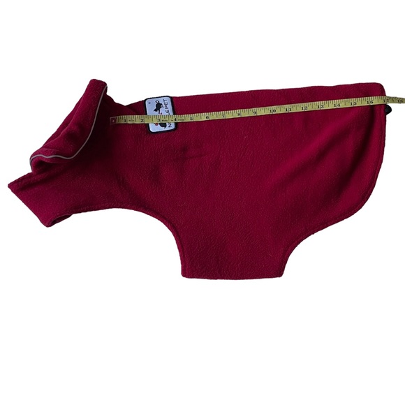 Red Fleece Dog Coat M/L EUC - Picture 10 of 15